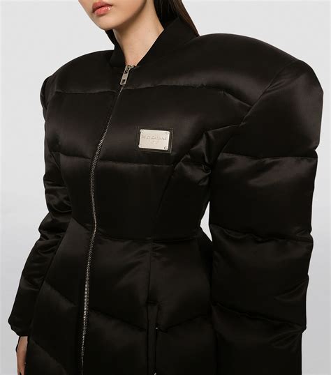 dolce gabbana puffer jacket women's